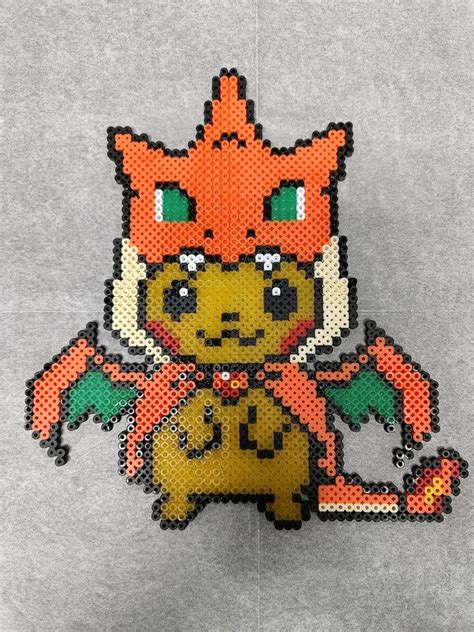 glurak bügelperlen|30 3D Perler Bead Figures